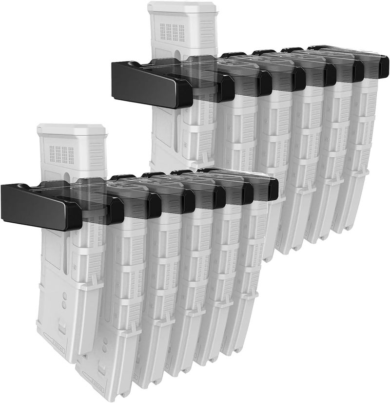 DINGDOON ABS Magazine Holder, Ar Magazine Holder for Gun Safe, Mag Storage Rack for Pmag, Glock, Amend 2, Hexmags, Mftmags, Magpulmag - Image 1
